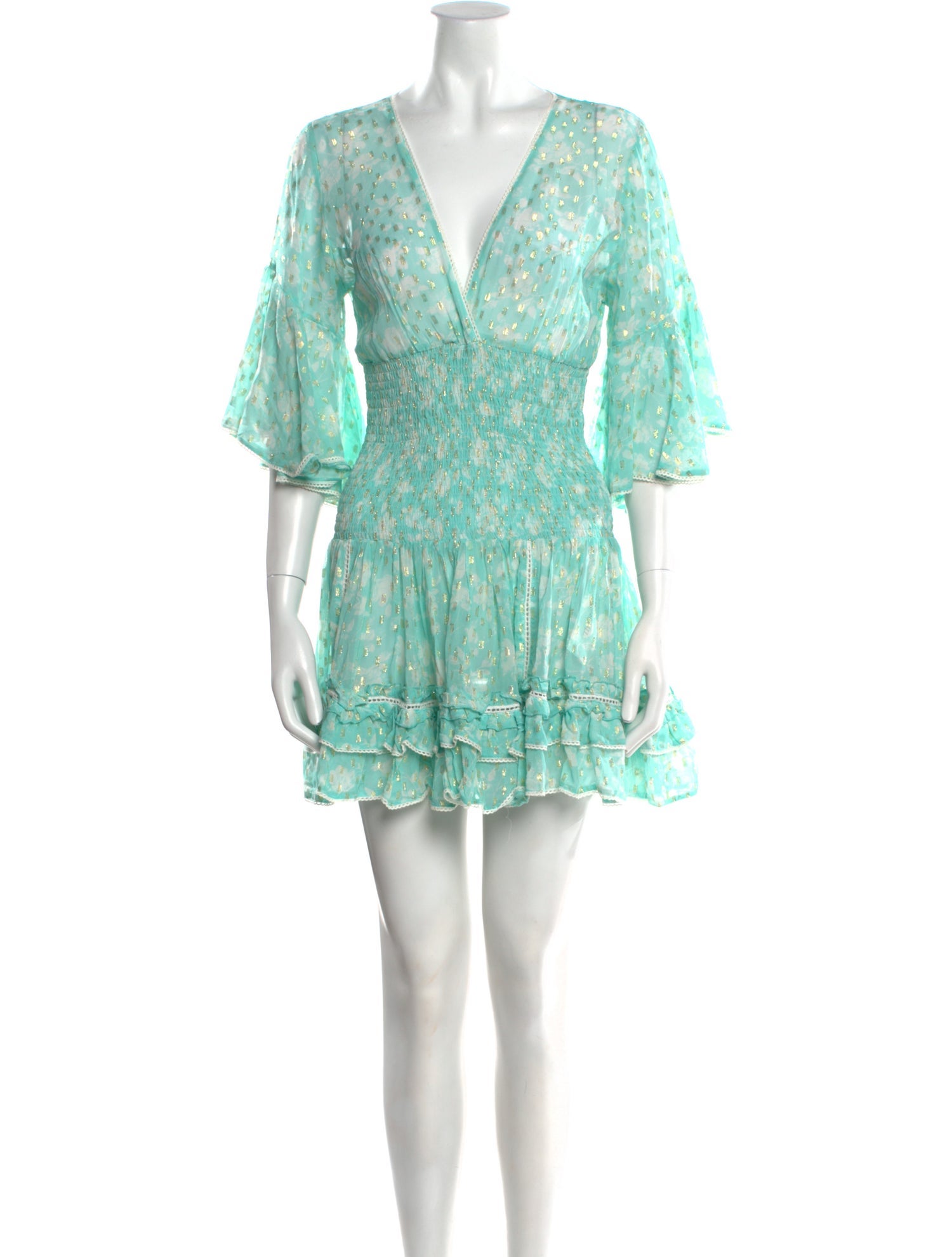 Sunday Saint-Tropez Floral Print Mini Dress