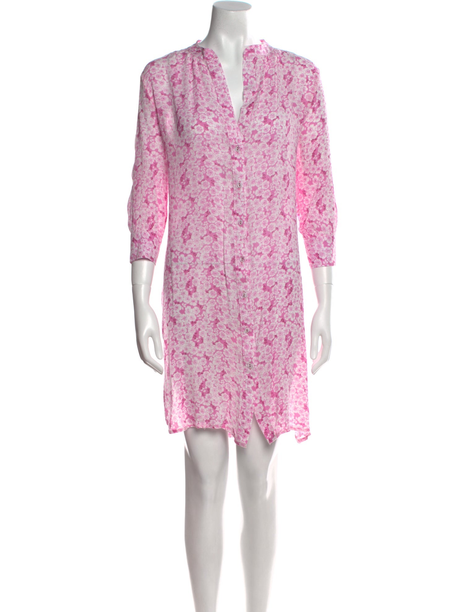 Sunday Saint-Tropez Floral Print Knee-Length Dress