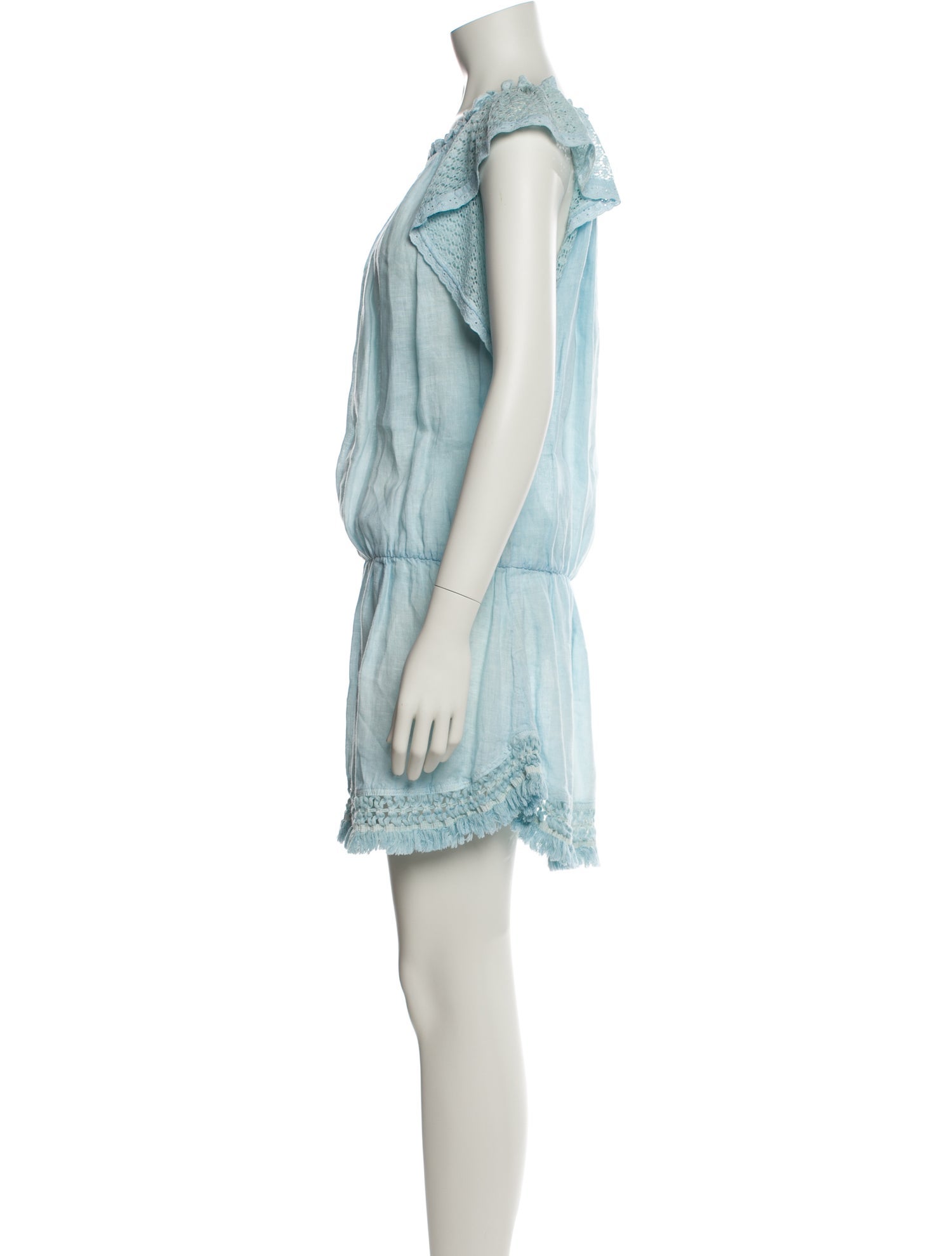 Sunday Saint-Tropez Linen Mini Dress