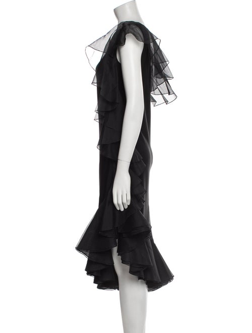 Schlampp's One-Shoulder Midi Length Dress