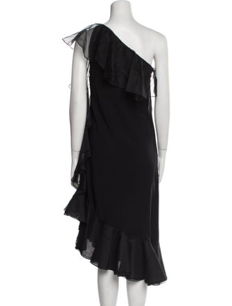 Schlampp's One-Shoulder Midi Length Dress