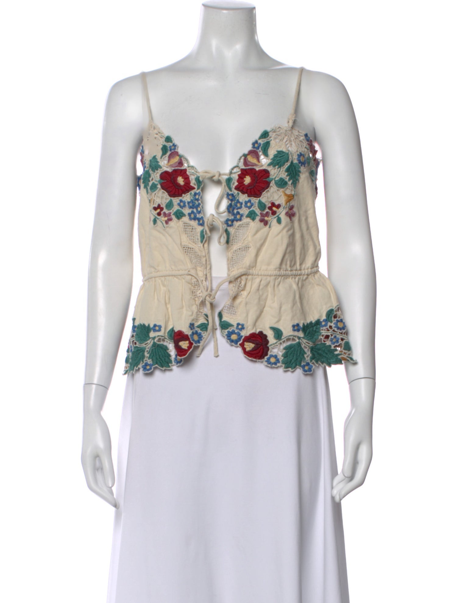 Sea New York Floral Print V-Neck Top