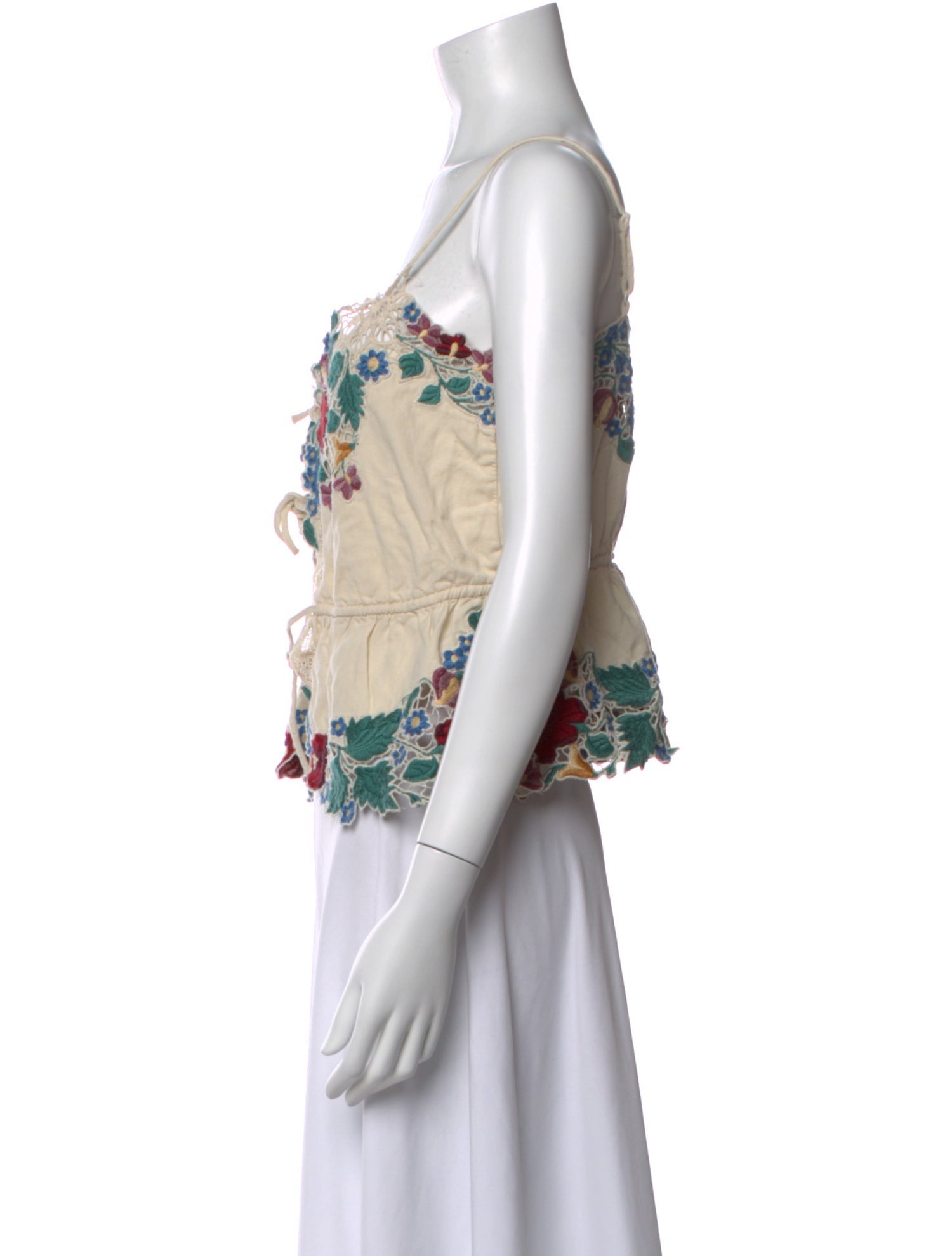 Sea New York Floral Print V-Neck Top