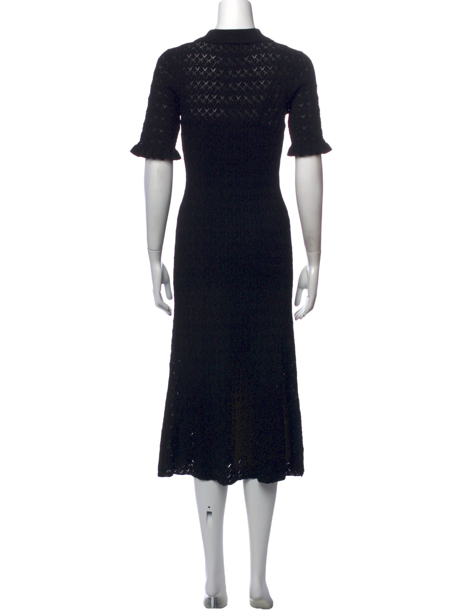sea new york black lace dress Lace Pattern Midi Length Dress w/ Tags