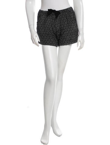 Sea Printed Mini Shorts