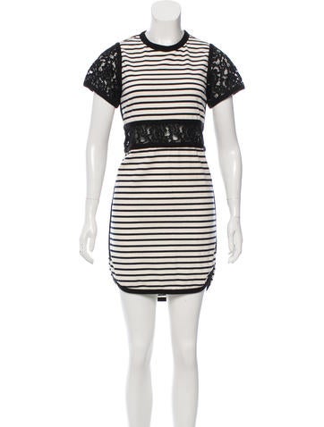 Sea Striped Mini Dress