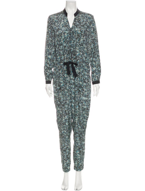 Sea New York Silk Floral Print Jumpsuit