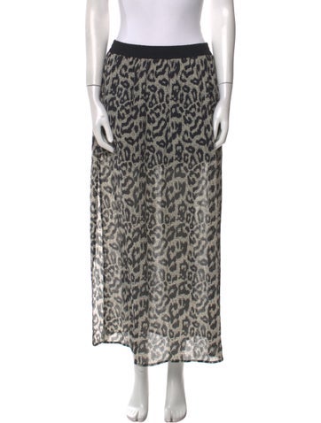 Sea New York Skirts Animal Print Midi Length Skirt US 4 | S