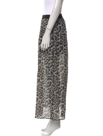 Sea New York Animal Print Midi Length Skirt