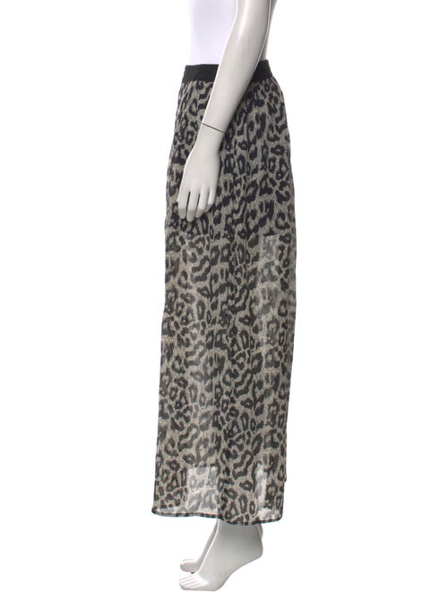 Sea New York Animal Print Midi Length Skirt