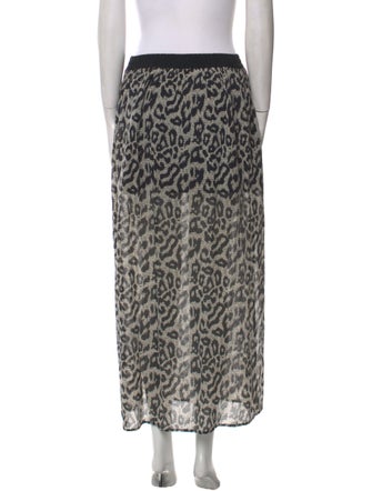 Sea New York Animal Print Midi Length Skirt