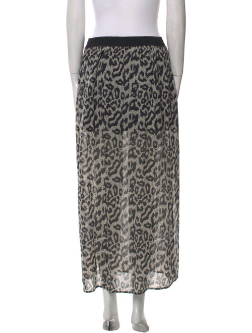 Sea New York Animal Print Midi Length Skirt