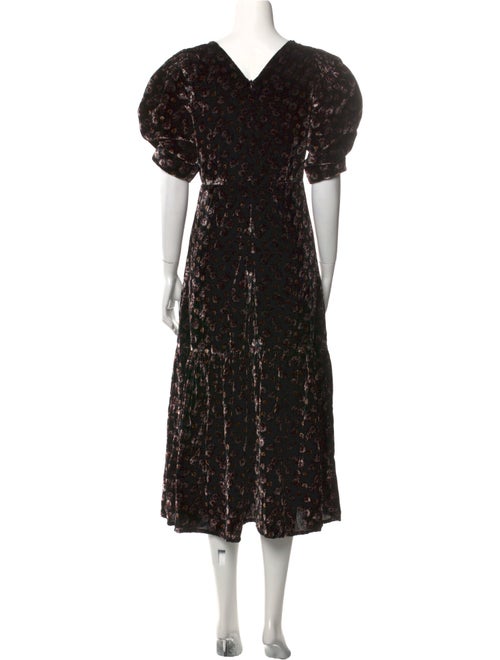 Sea New York Floral Print Midi Length Dress