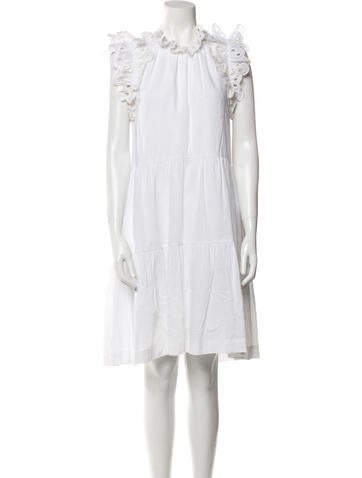 Sea New York Dresses Crew Neck Midi Length Dress XS