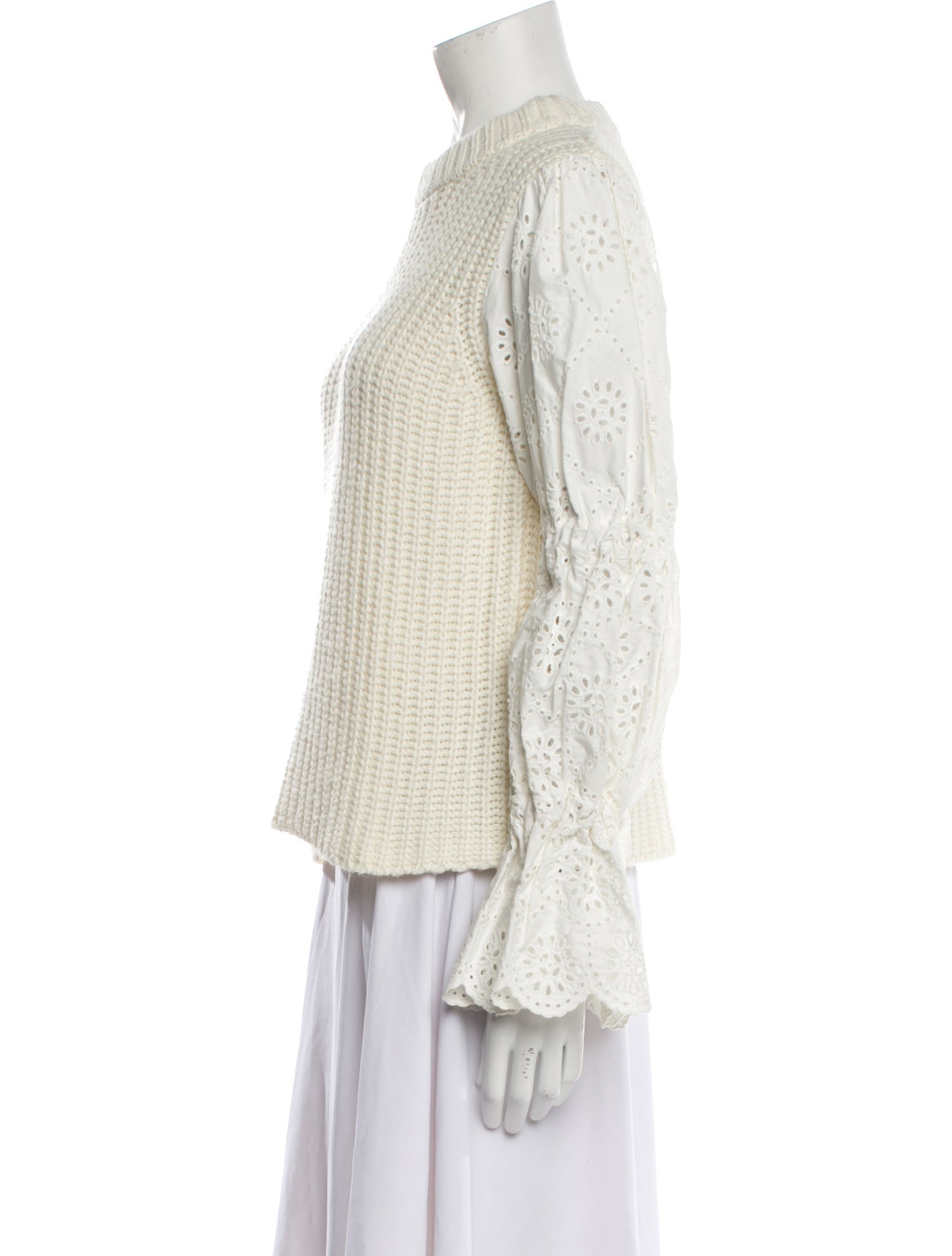 Sea New York Mock Neck Long Sleeve Sweatshirt