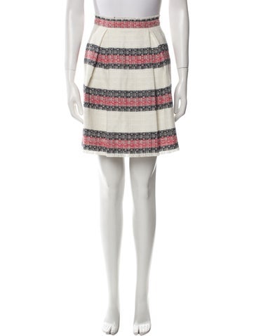 Sea New York Skirts Striped Knee-Length Skirt US 8 | M