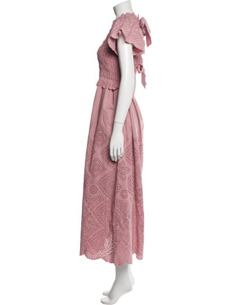 Sea New York Mock Neck Long Dress