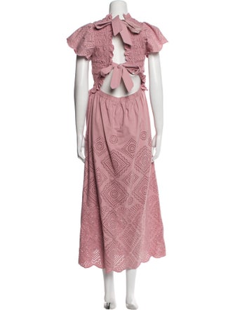 Sea New York Mock Neck Long Dress