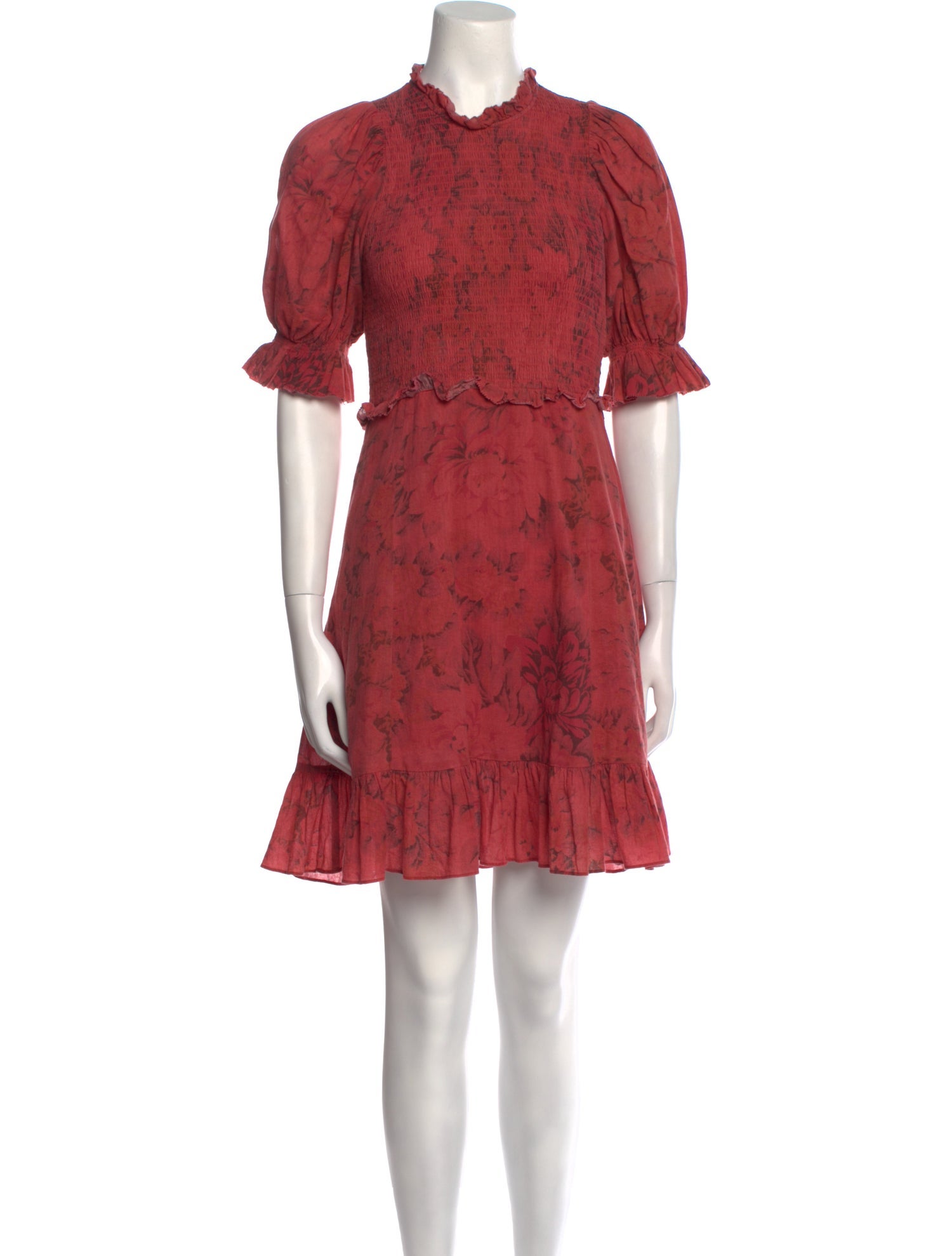 Sea New York Floral Print Mini Dress