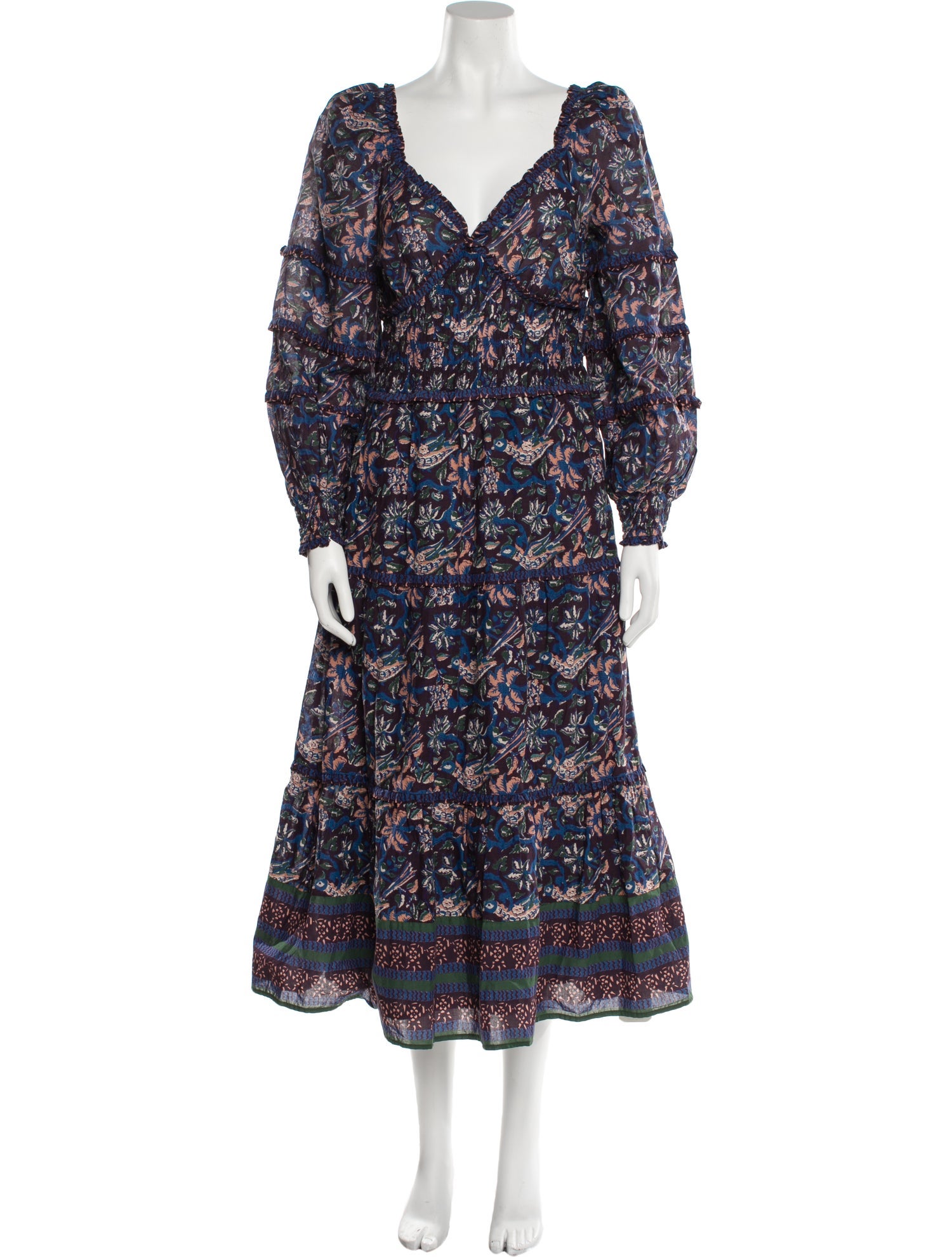 Sea New York Floral Print Long Dress w/ Tags