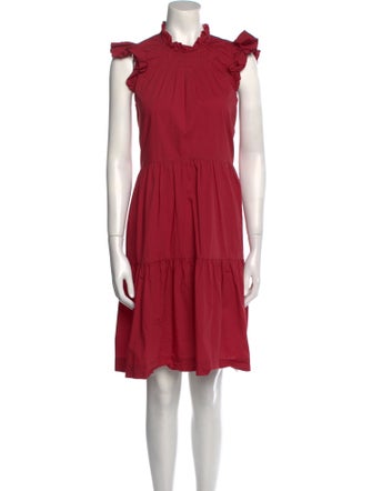 Sea New York Mock Neck Mini Dress