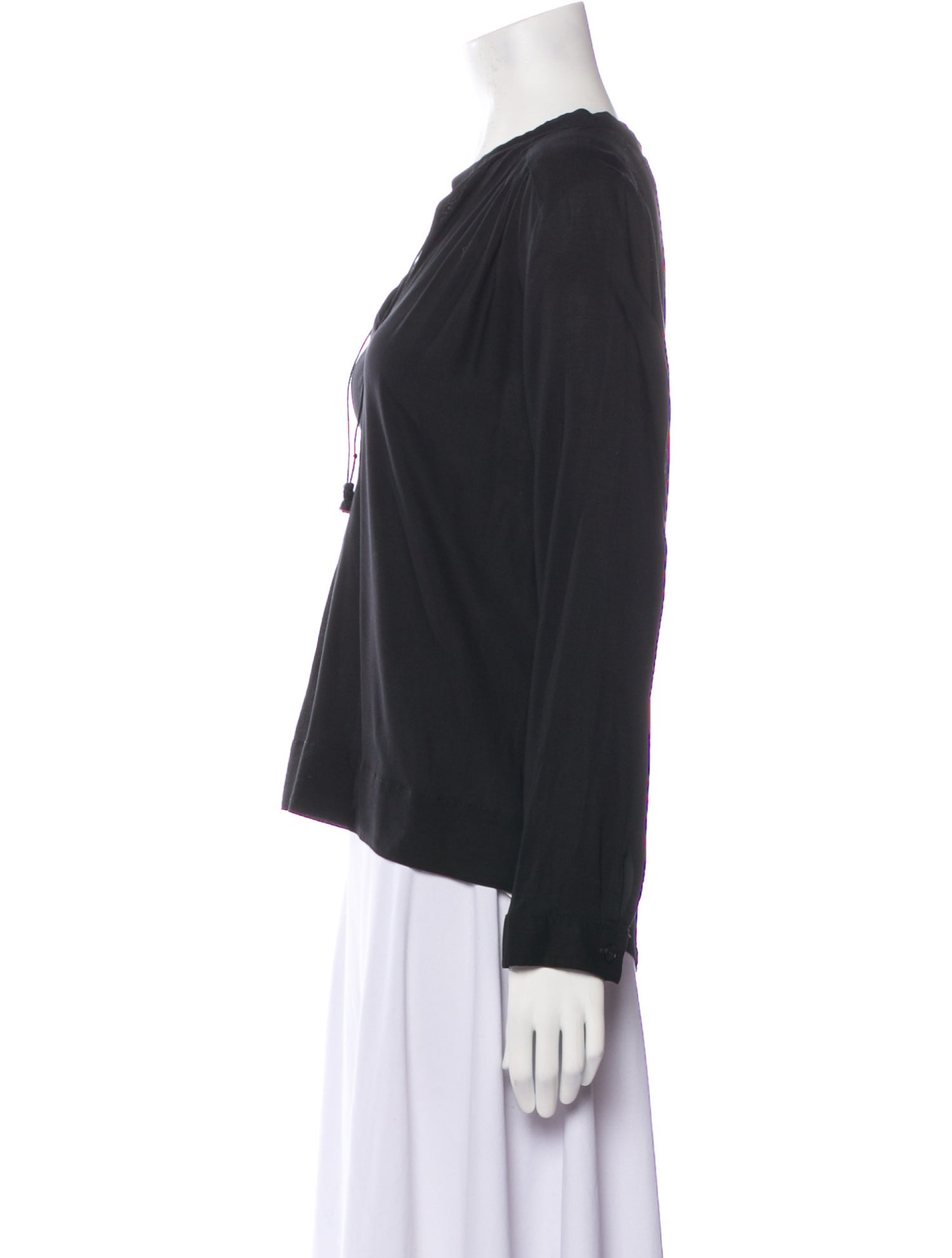 Sea New York V-Neck Long Sleeve Blouse