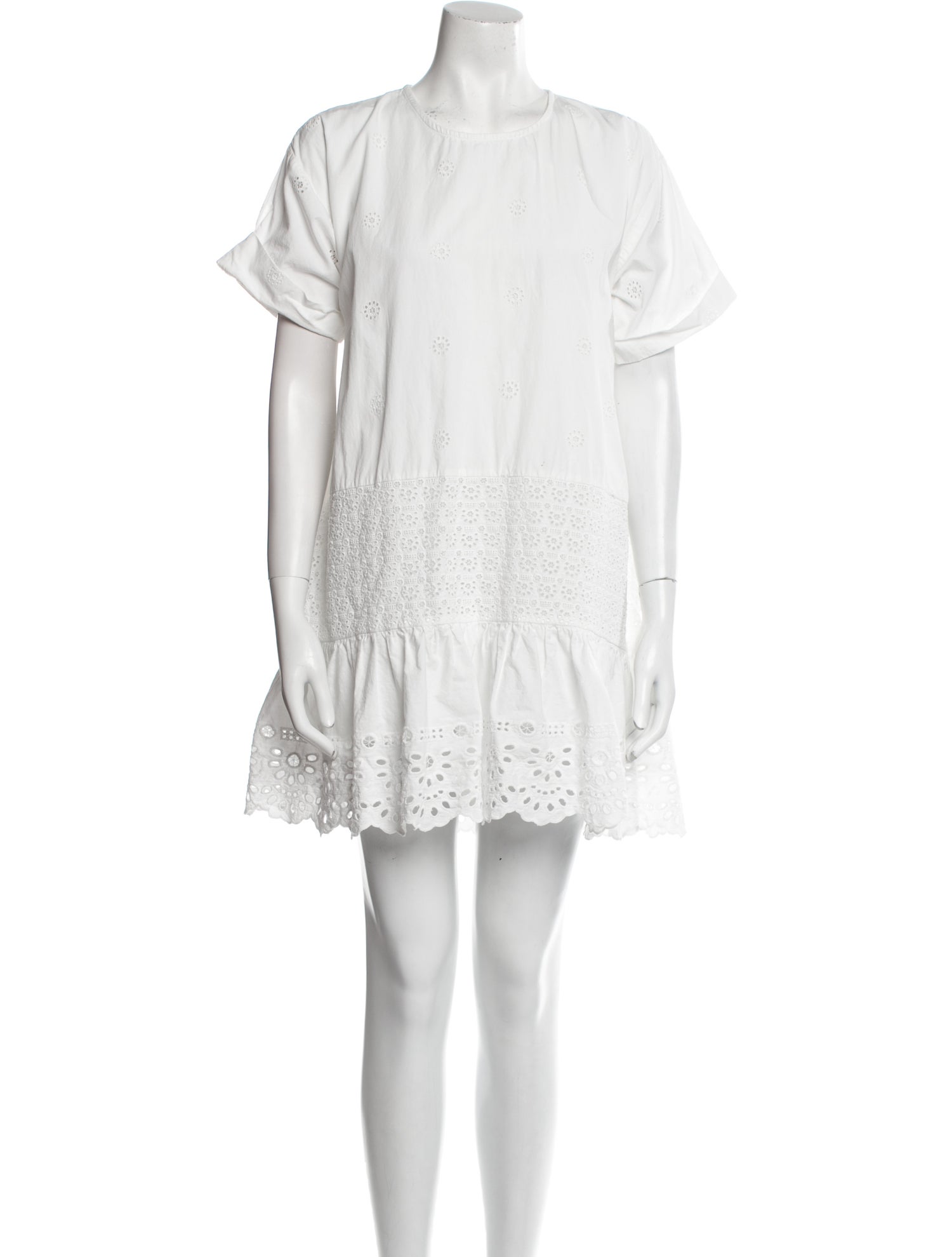 Sea New York Crew Neck Mini Dress