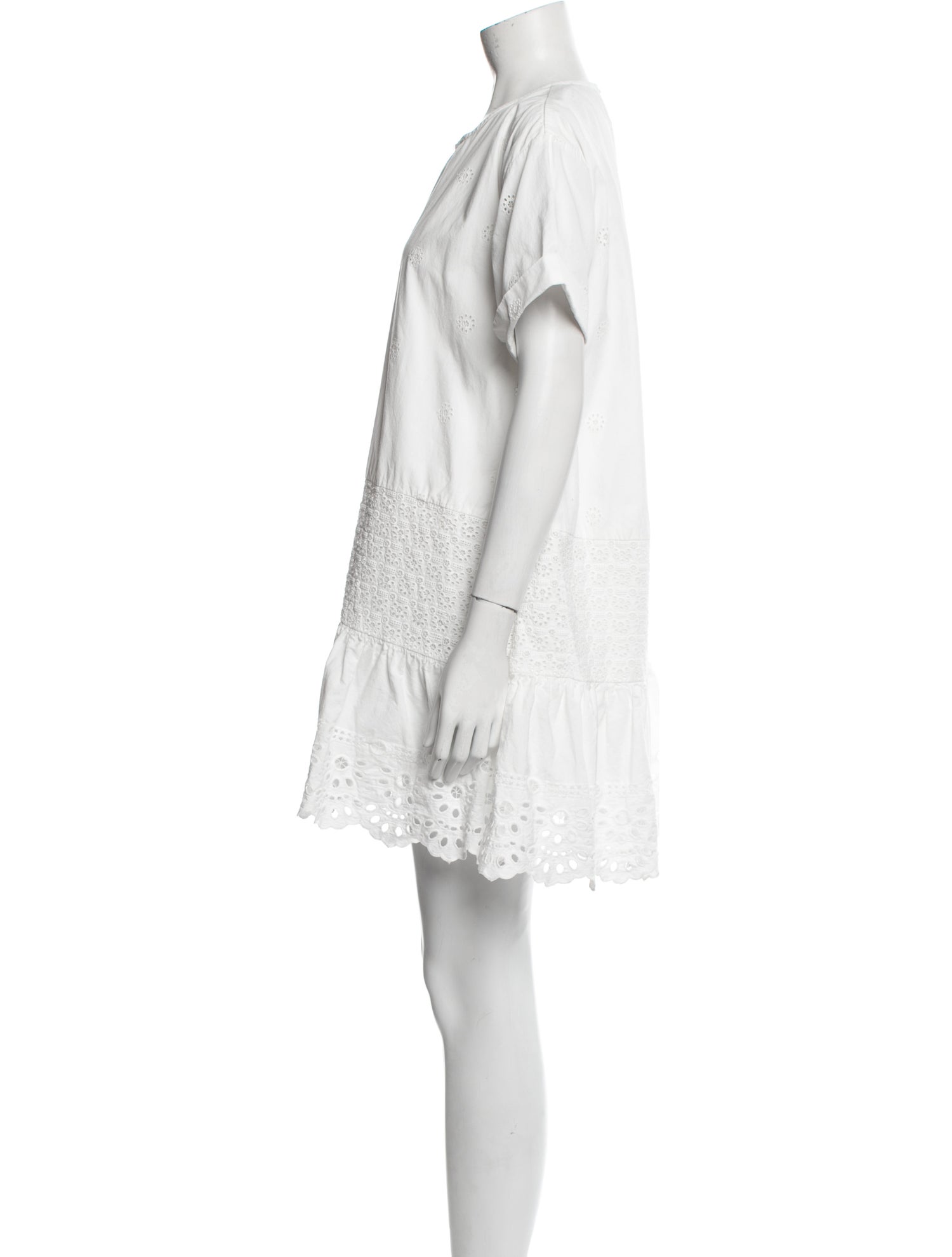 Sea New York Crew Neck Mini Dress