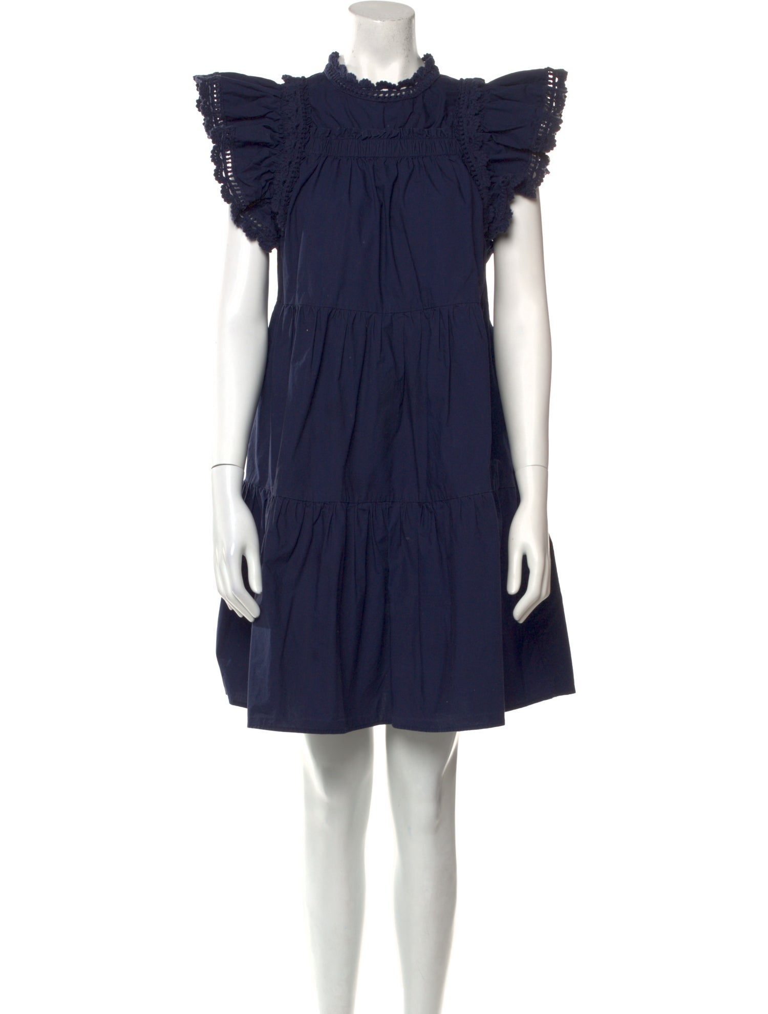 Sea New York Mock Neck Mini Dress