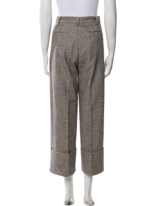 Sea New York Houndstooth Print Wide Leg Pants