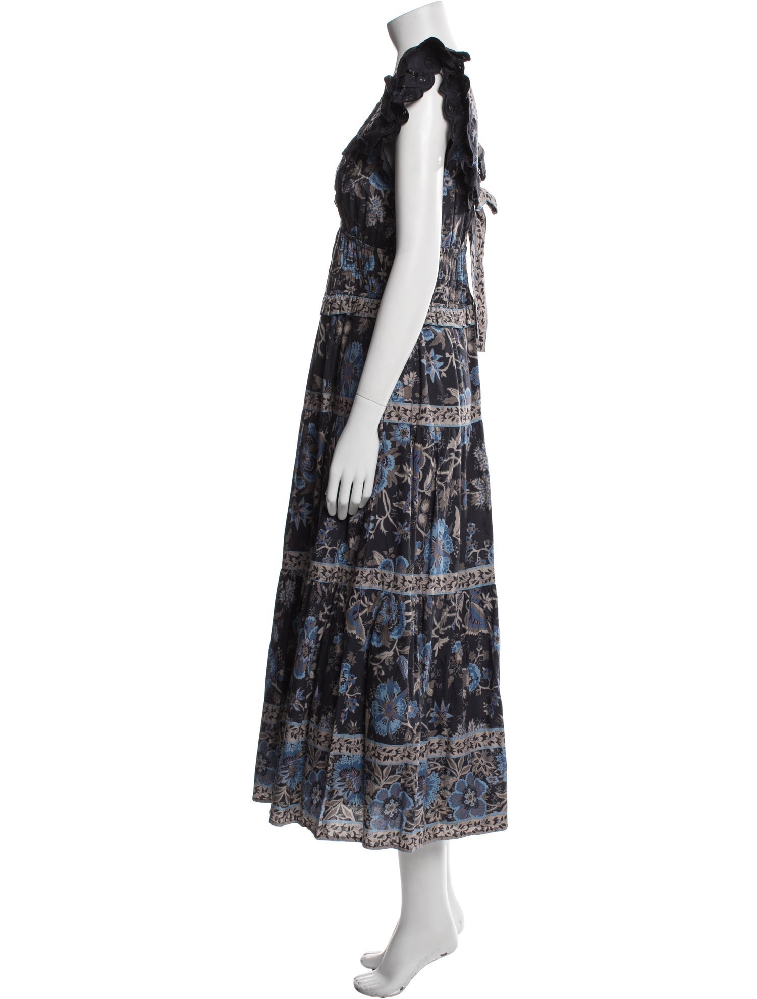 Sea New York Printed Long Dress
