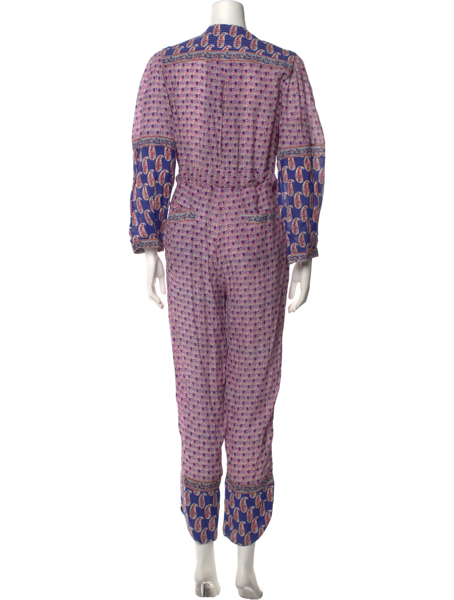 Sea New York Printed V-Neck Jumpsuit