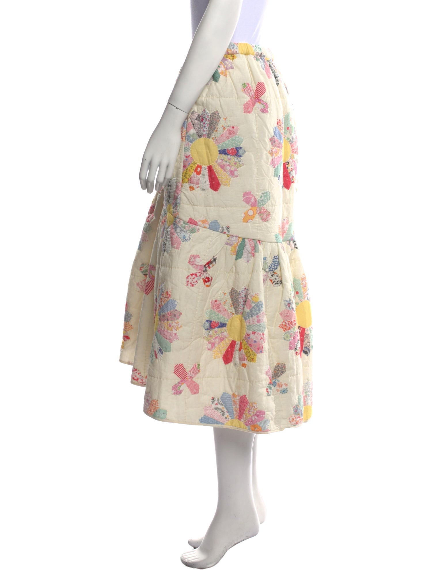 Sea New York Floral Print Midi Length Skirt