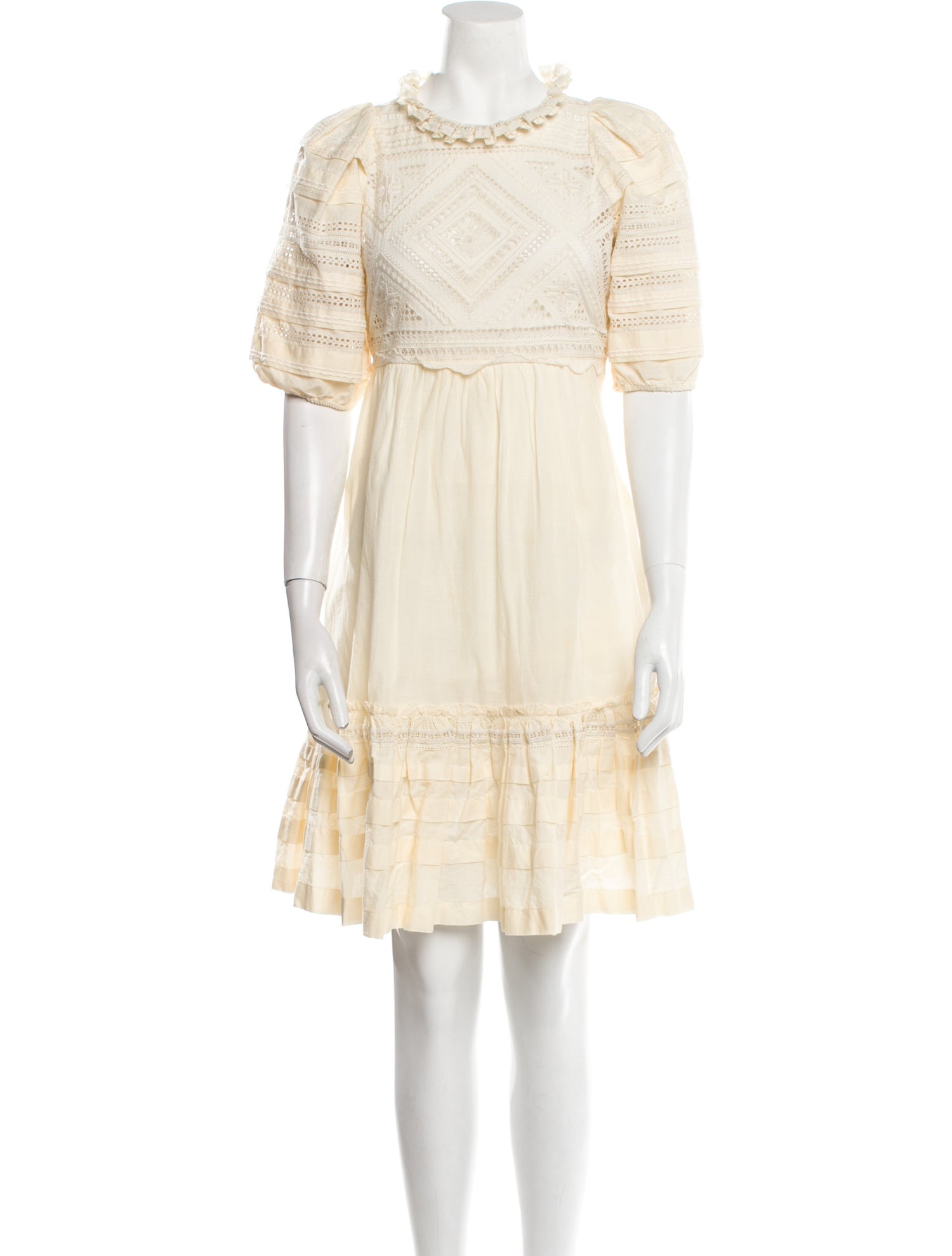 Sea New York Crew Neck Knee-Length Dress