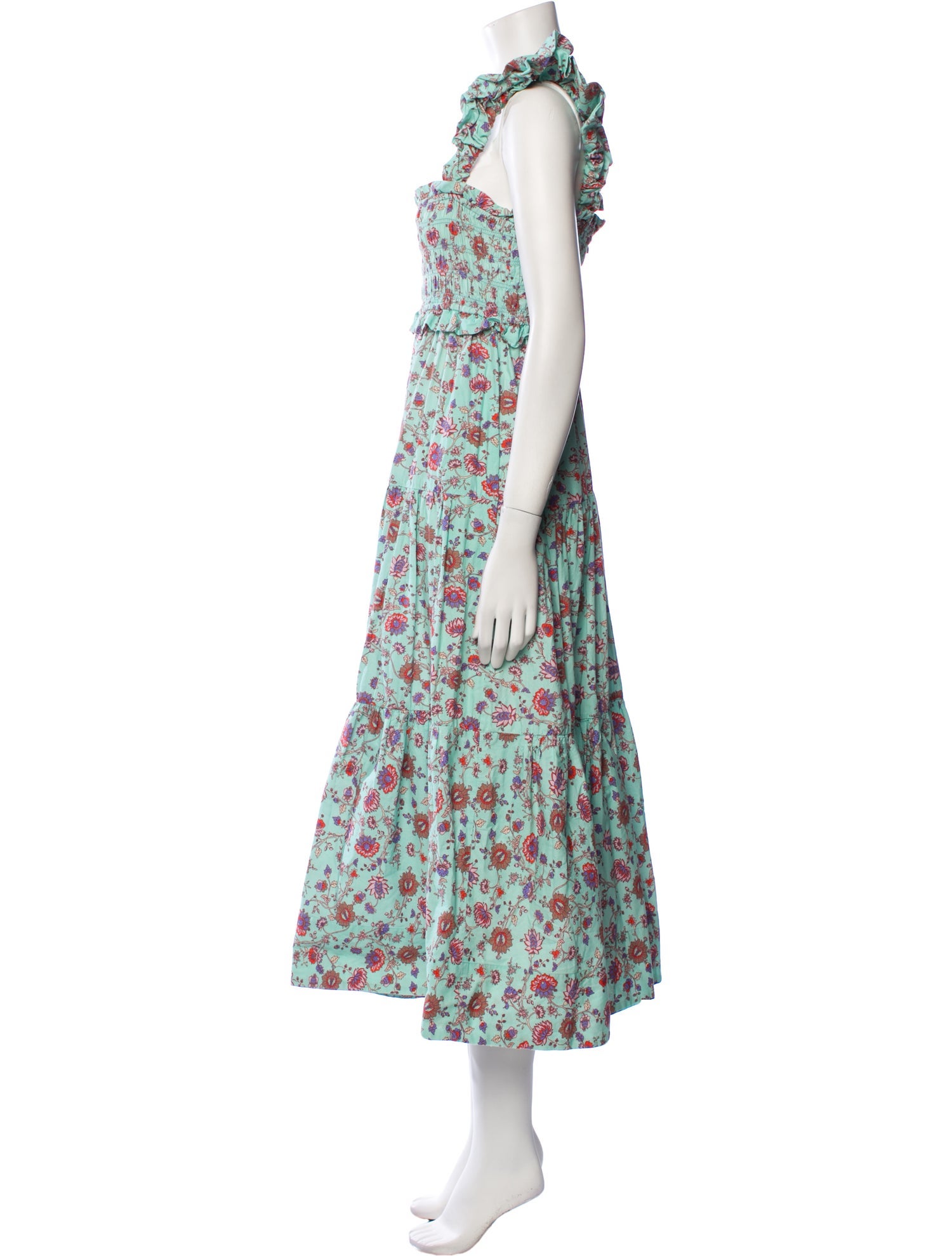 Sea New York Floral Print Midi Length Dress