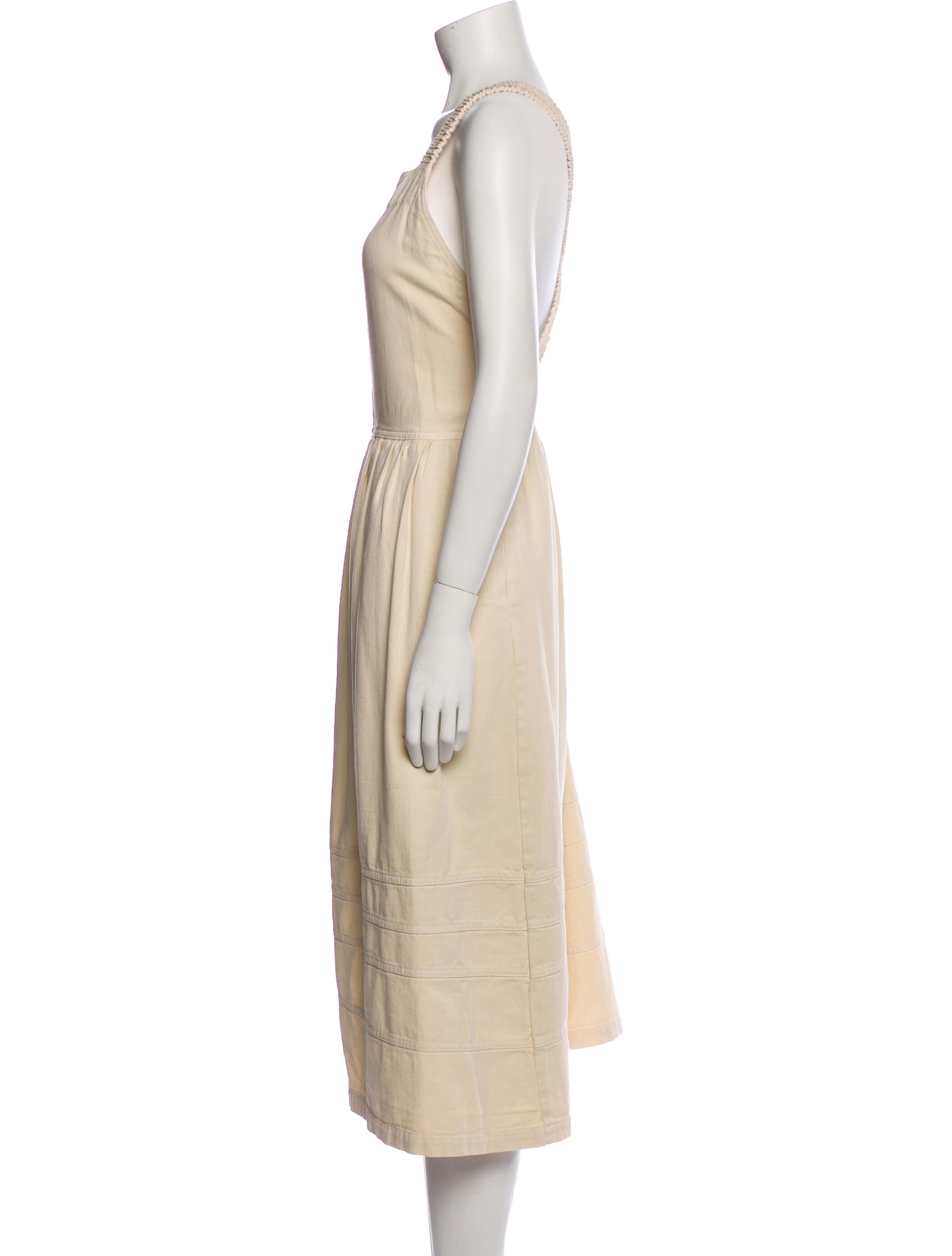 Sea New York Square Neckline Midi Length Dress