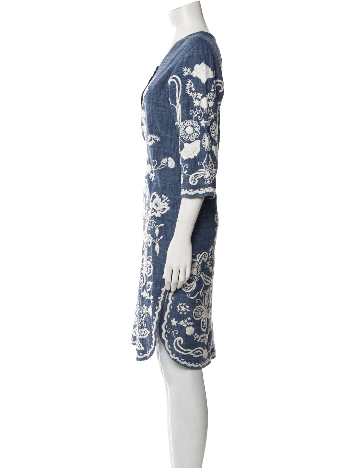 Sea New York Floral Print Knee-Length Dress