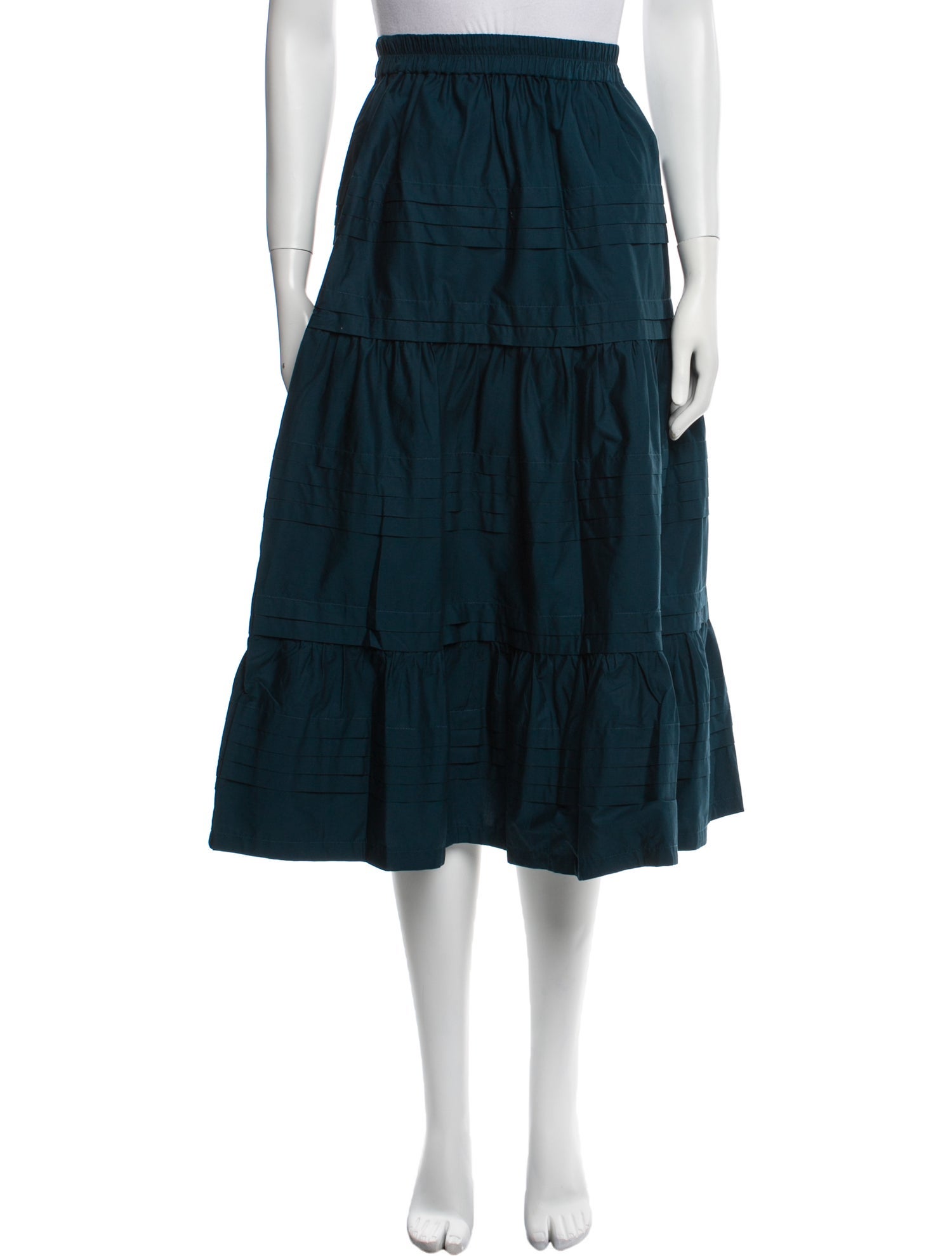 Sea New York Ruffle Embellishment Midi Length Skirt