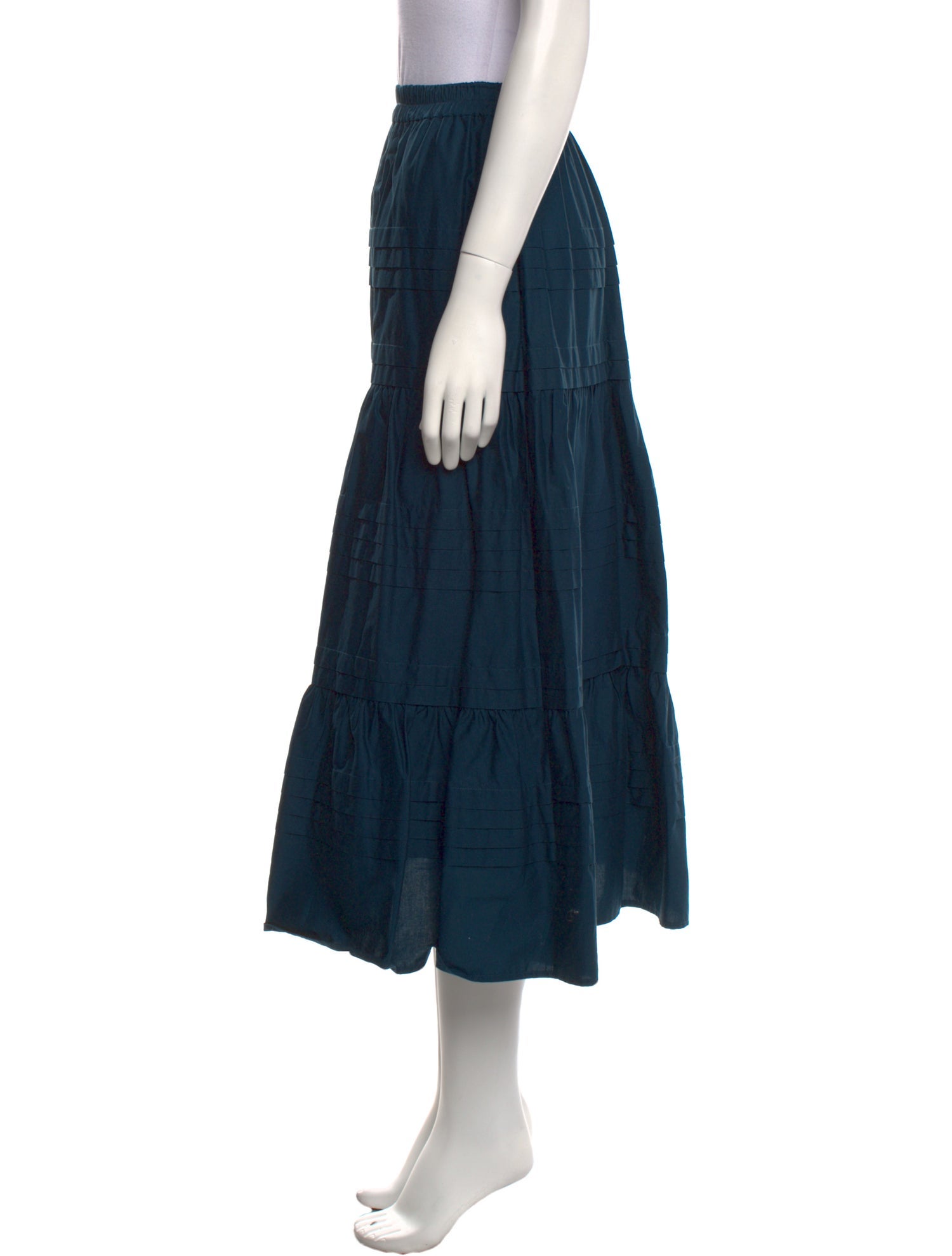 Sea New York Ruffle Embellishment Midi Length Skirt
