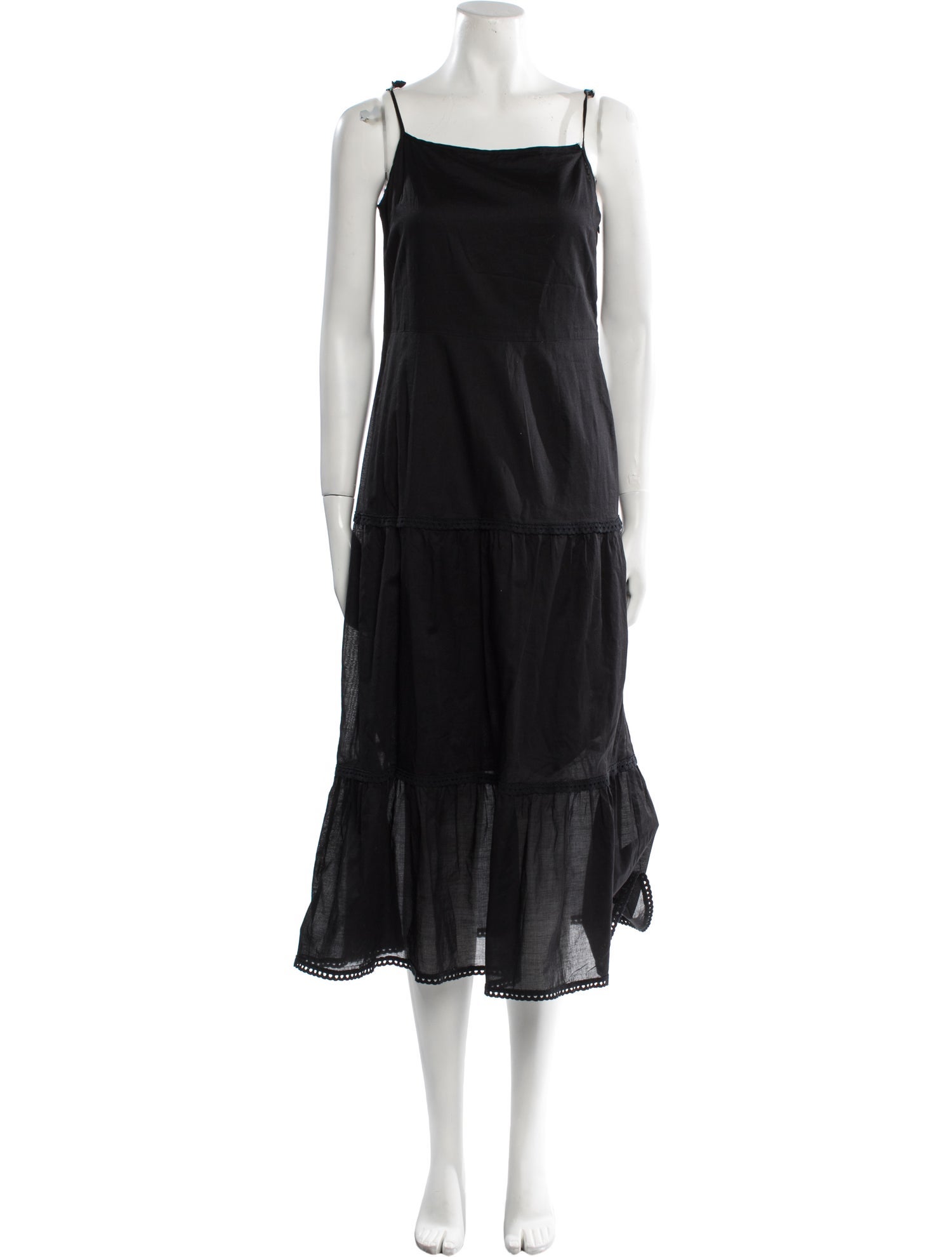 Sea New York Square Neckline Midi Length Dress
