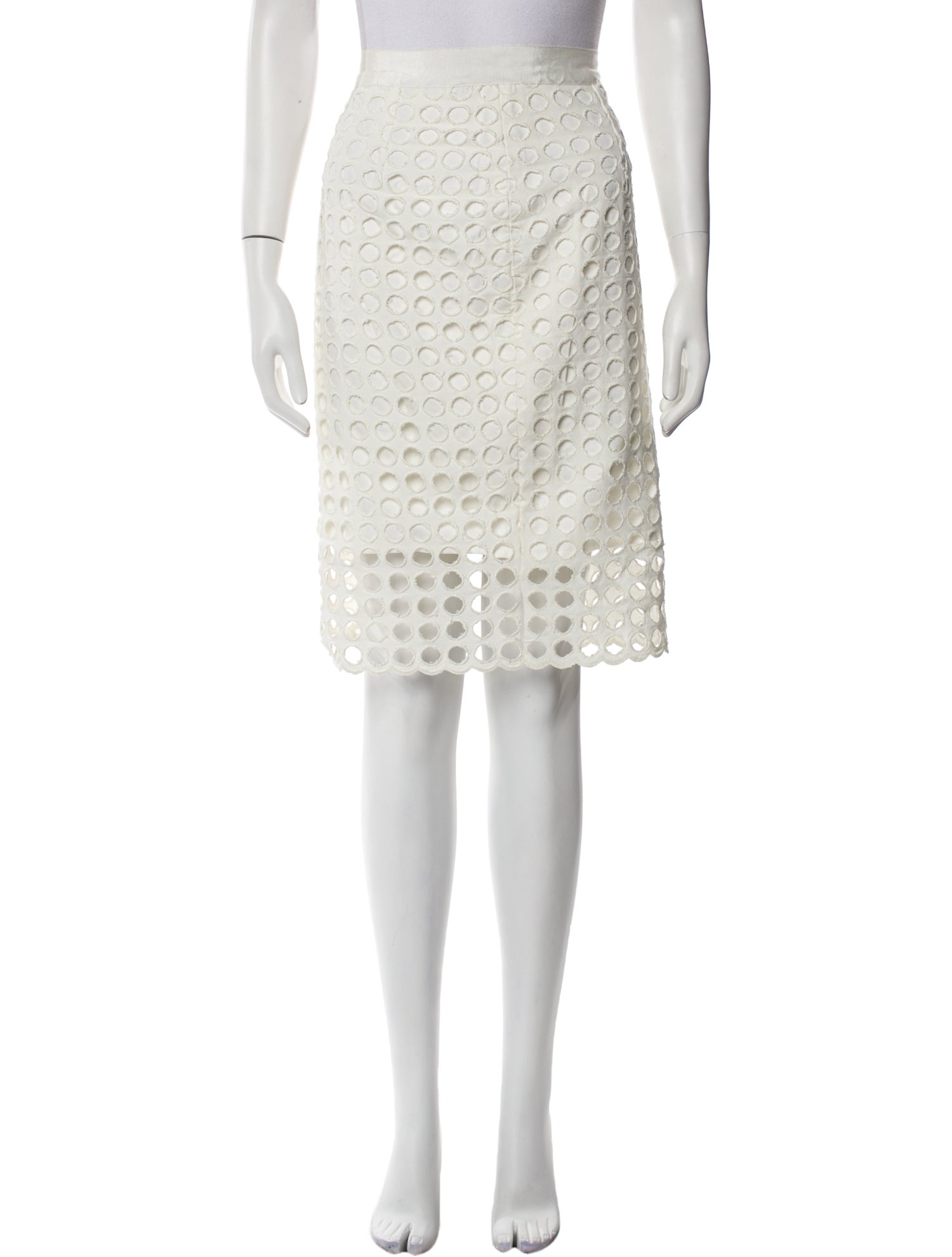 Sea New York Polka Dot Print Knee-Length Skirt