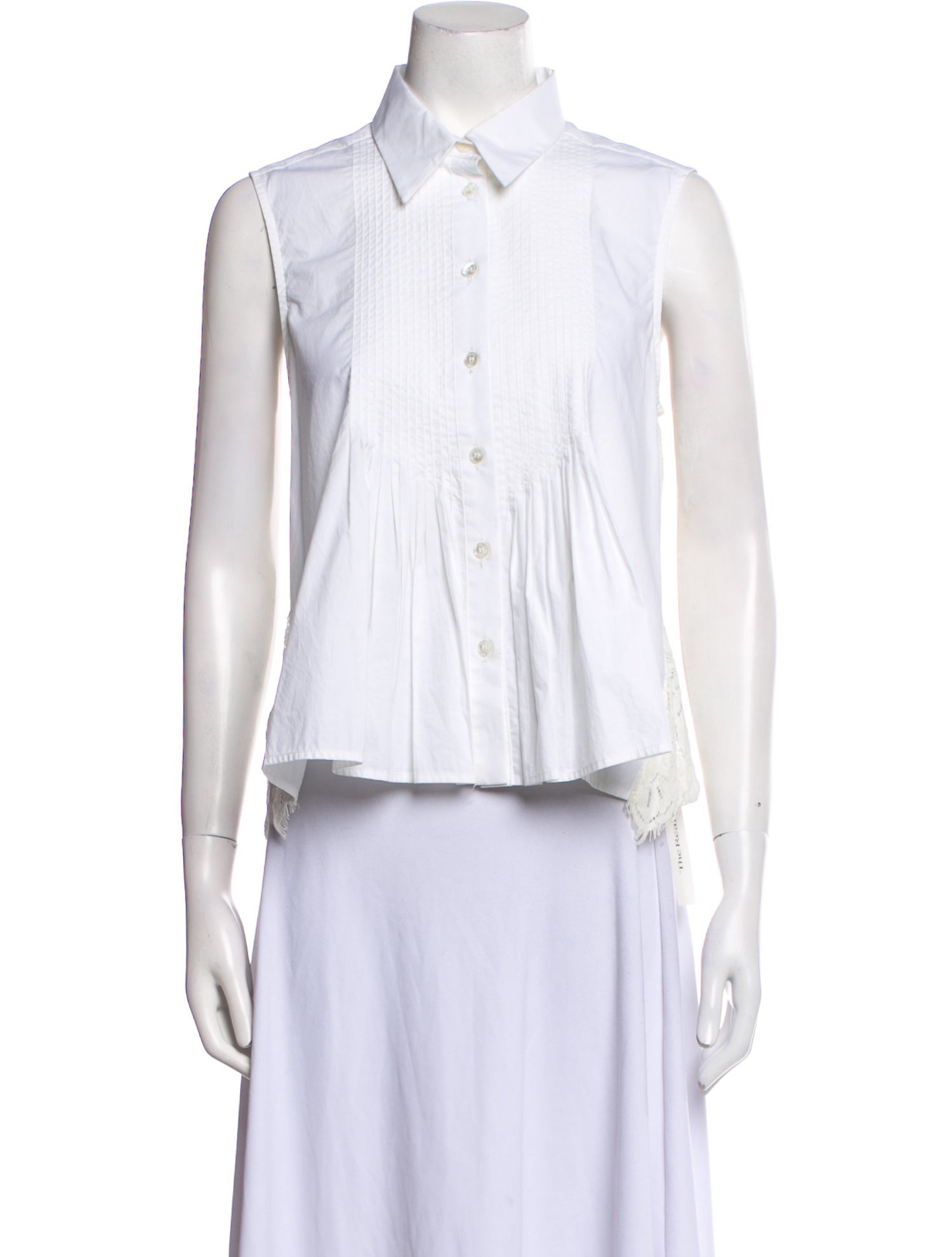 Sea New York Sleeveless Button-Up Top