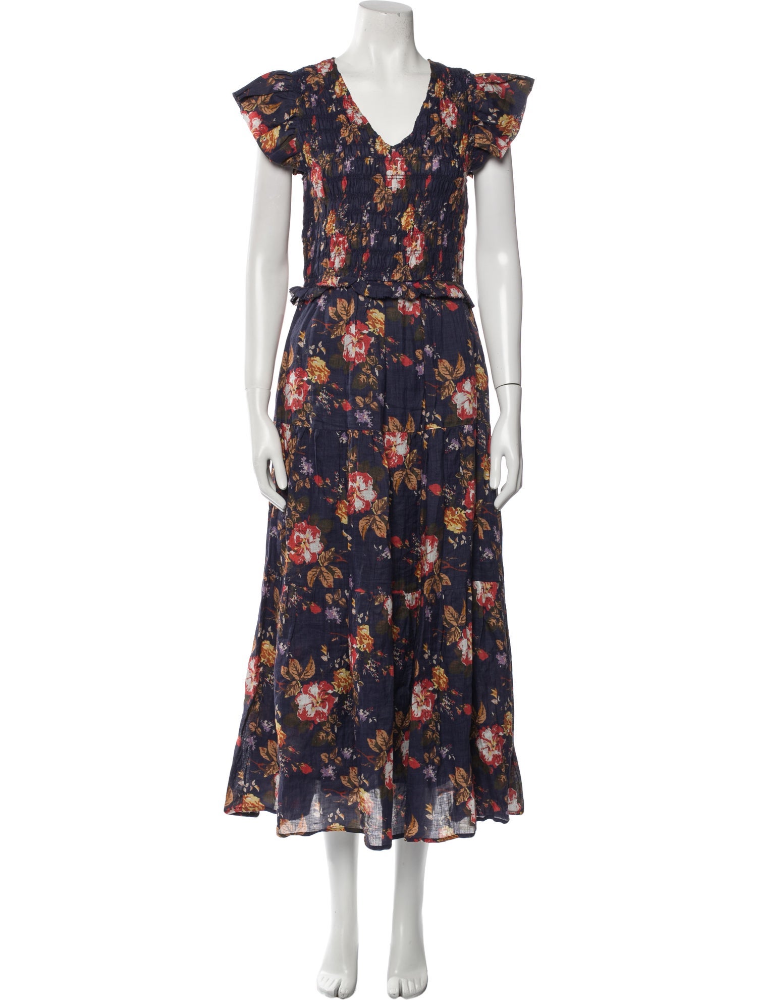 Sea New York Floral Print Long Dress