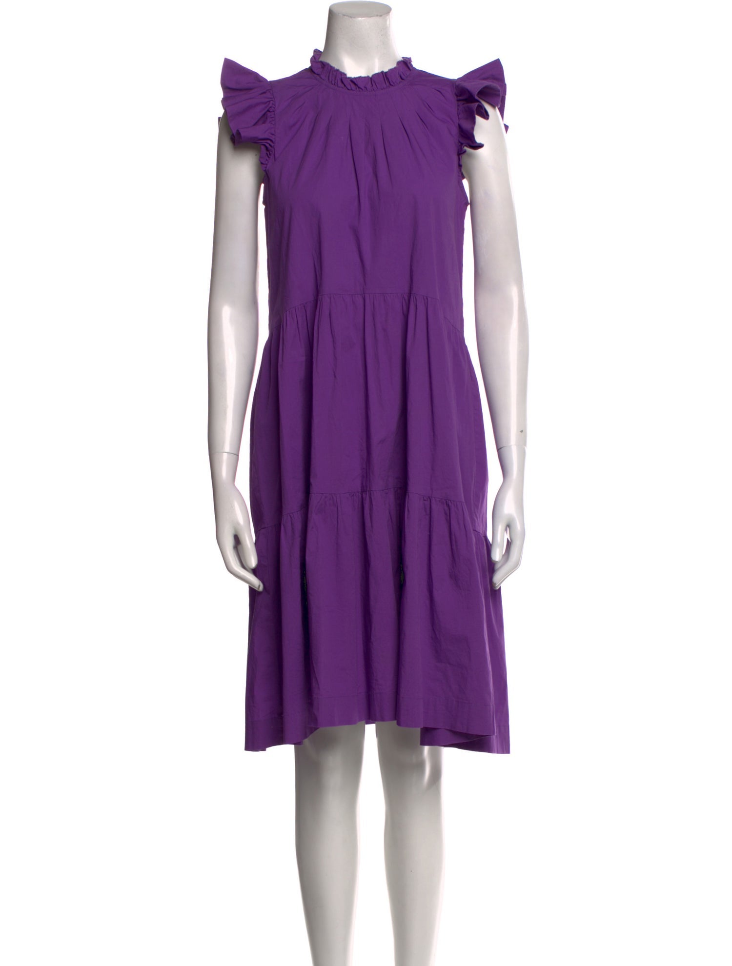 Sea New York Mock Neck Midi Length Dress