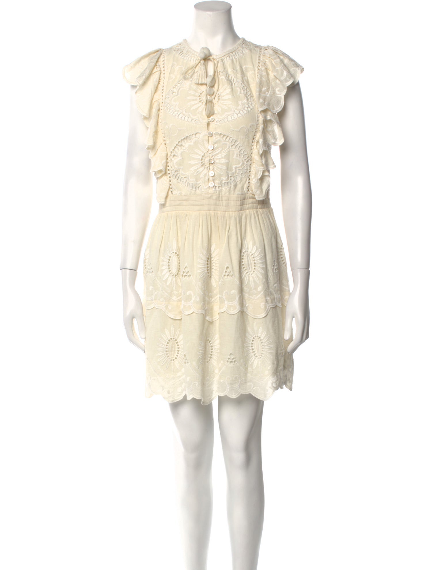 Sea New York Crew Neck Mini Dress