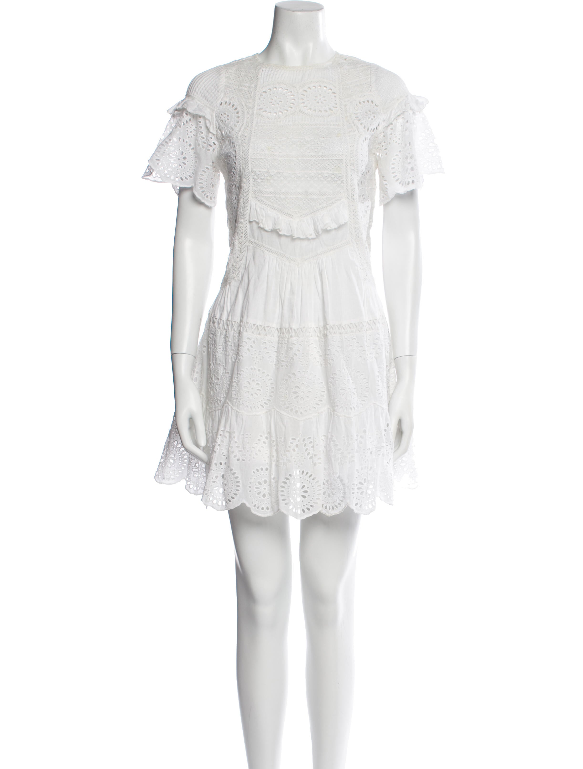 Sea New York Crew Neck Mini Dress