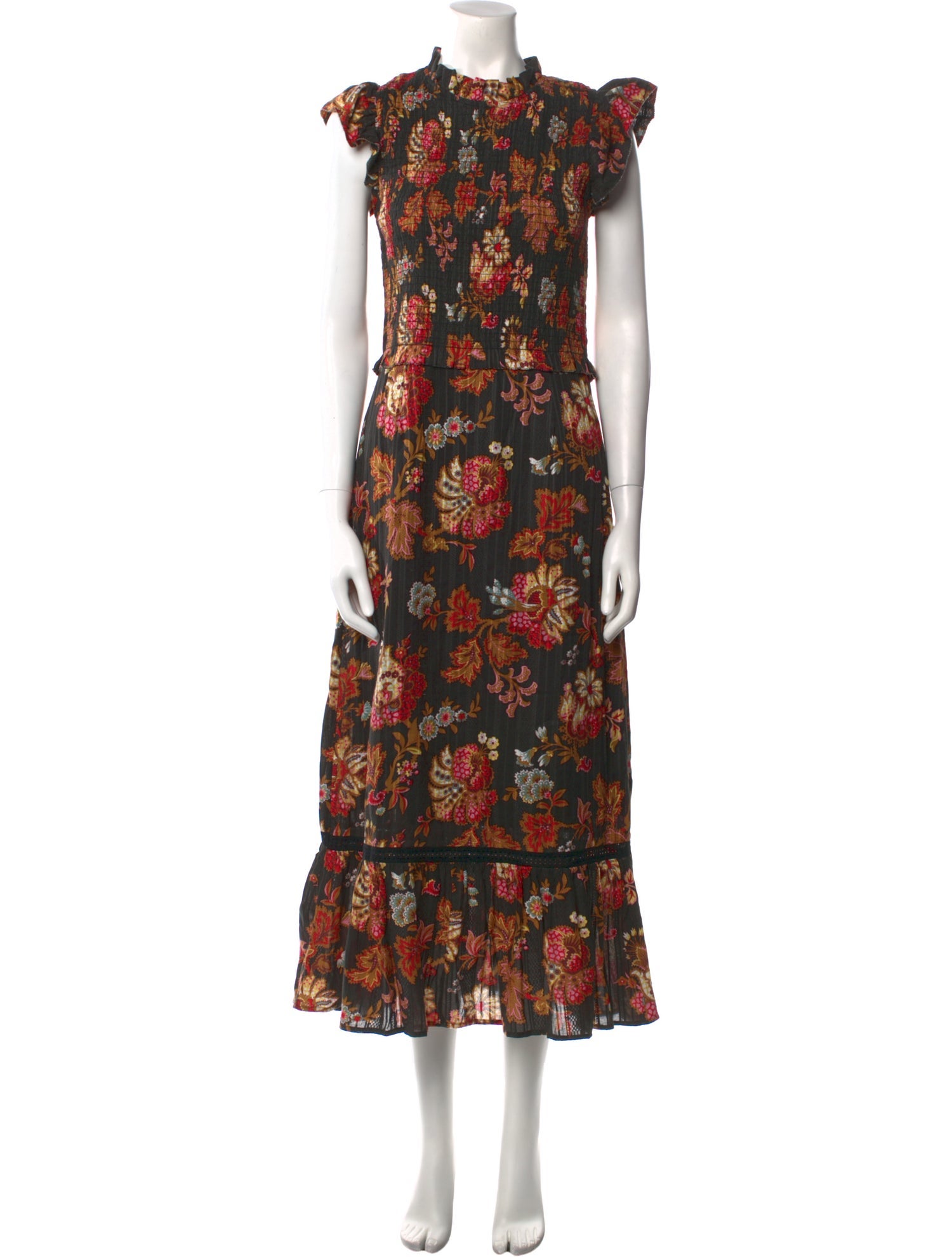 Sea New York Floral Print Long Dress