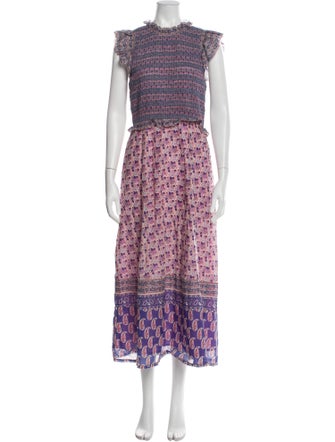 Sea New York Floral Print Long Dress