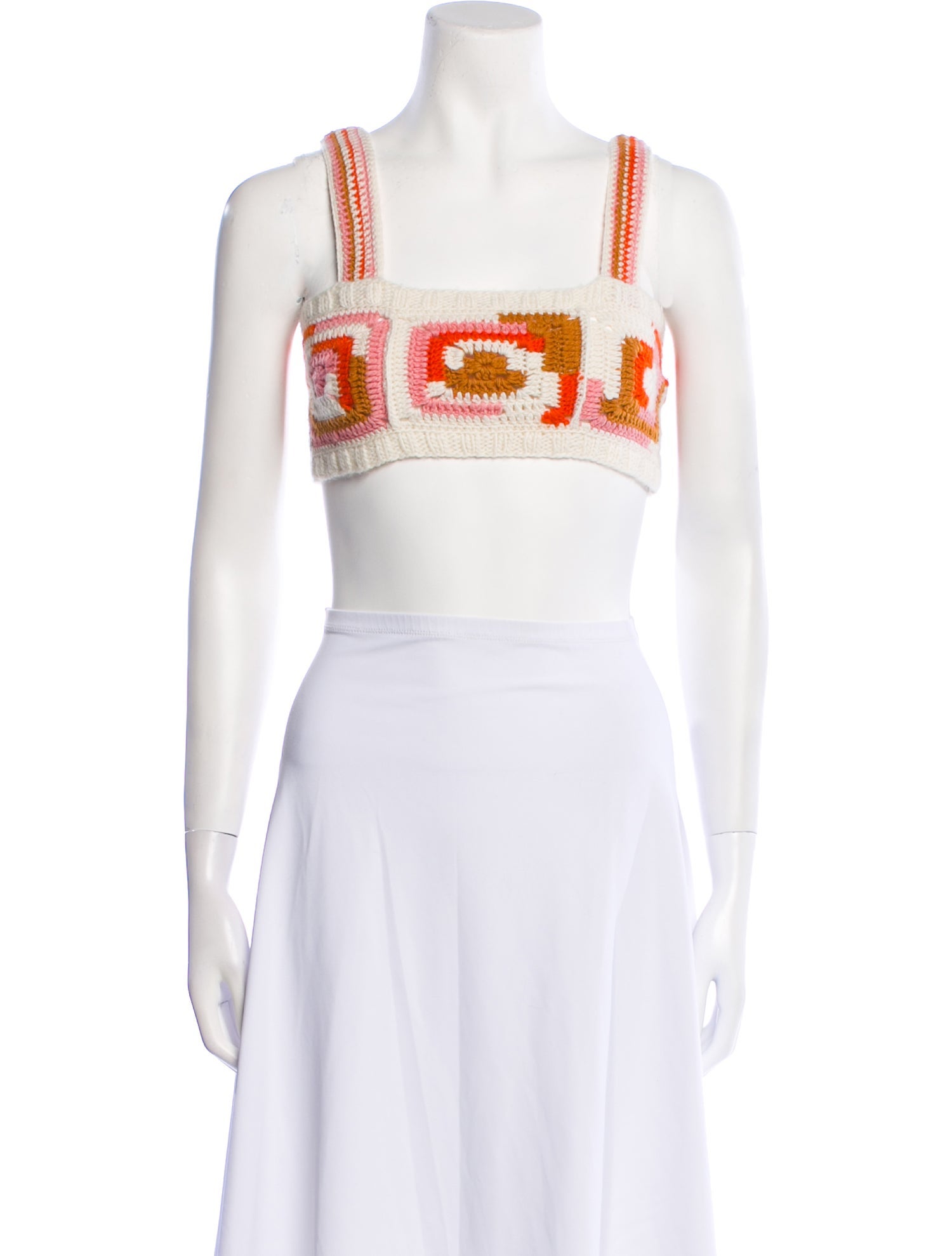 Sea New York Wool Printed Crop Top