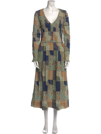 Sea New York Printed Long Dress